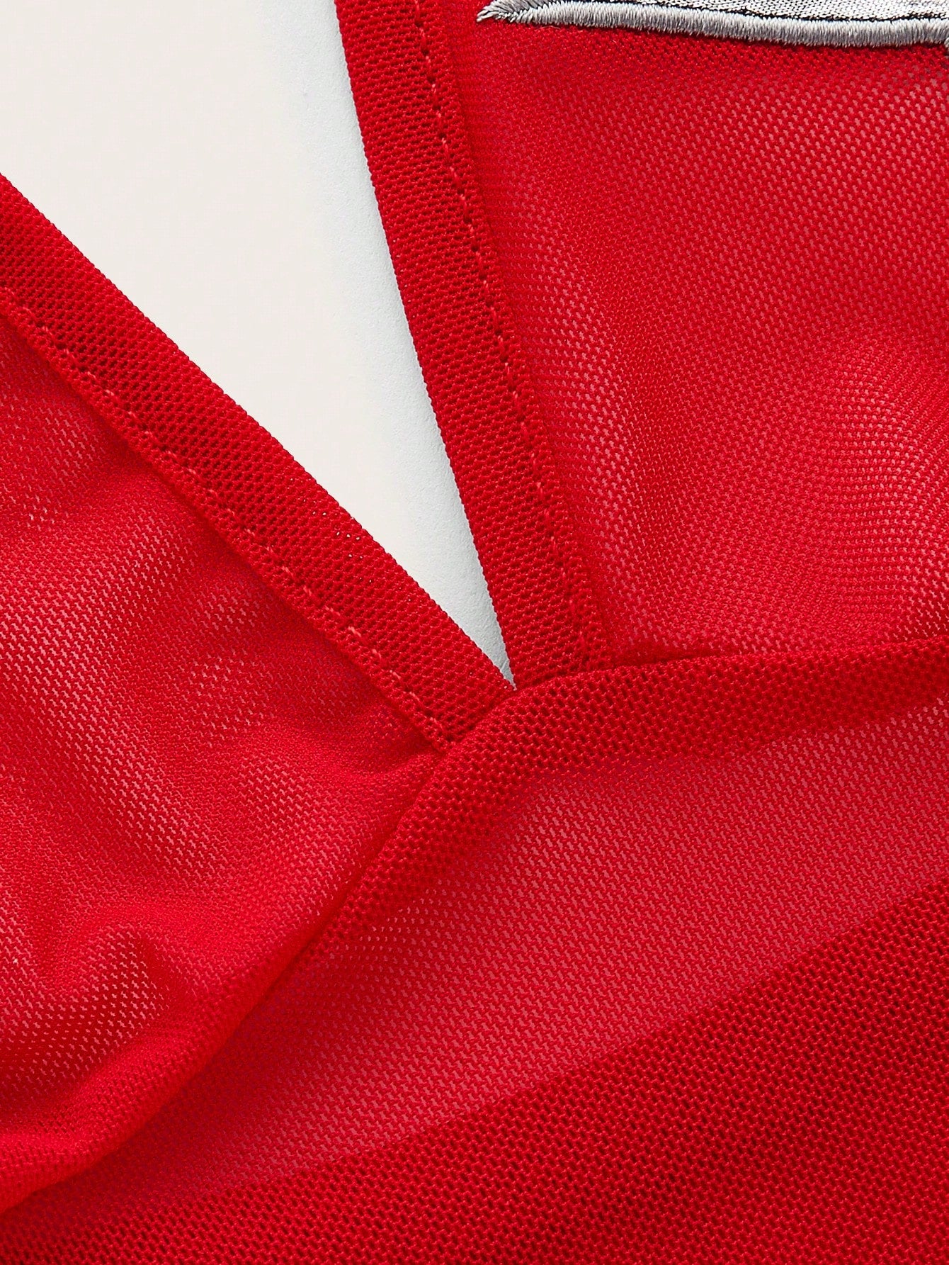 ICON Star Print Backless Halter Red Top