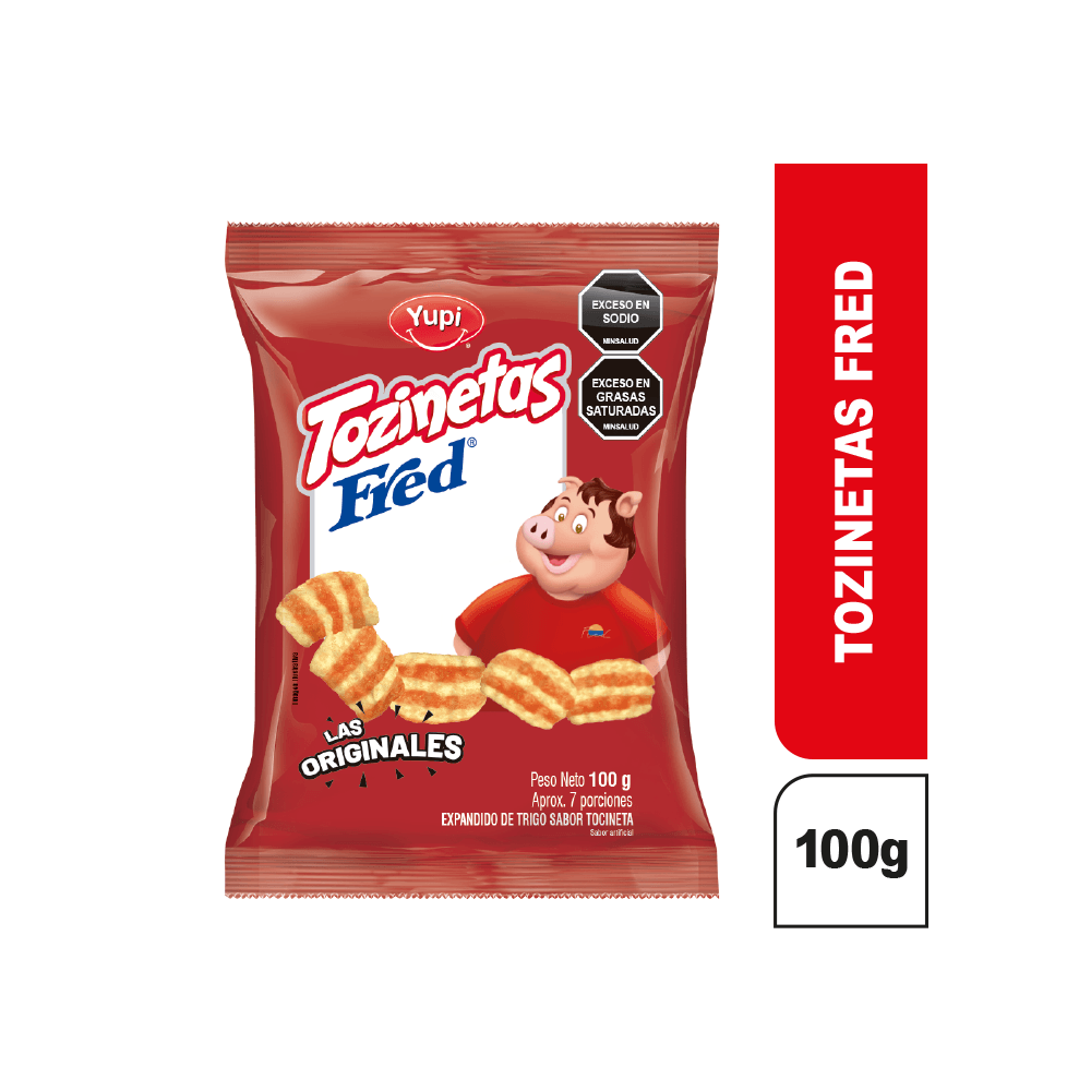 Yupi Tozinetas Fred Originales 100 G