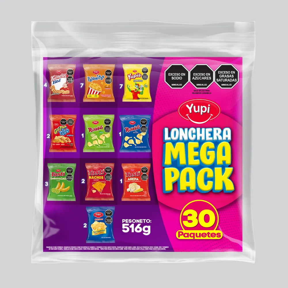 Pasaboca Yupi Mega Pack 594 G X30 Unds
