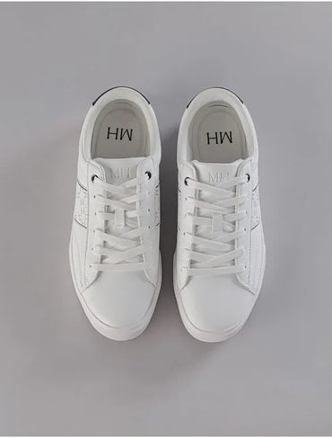 Mario Hernández Tenis para hombre Huella Blanco Naval