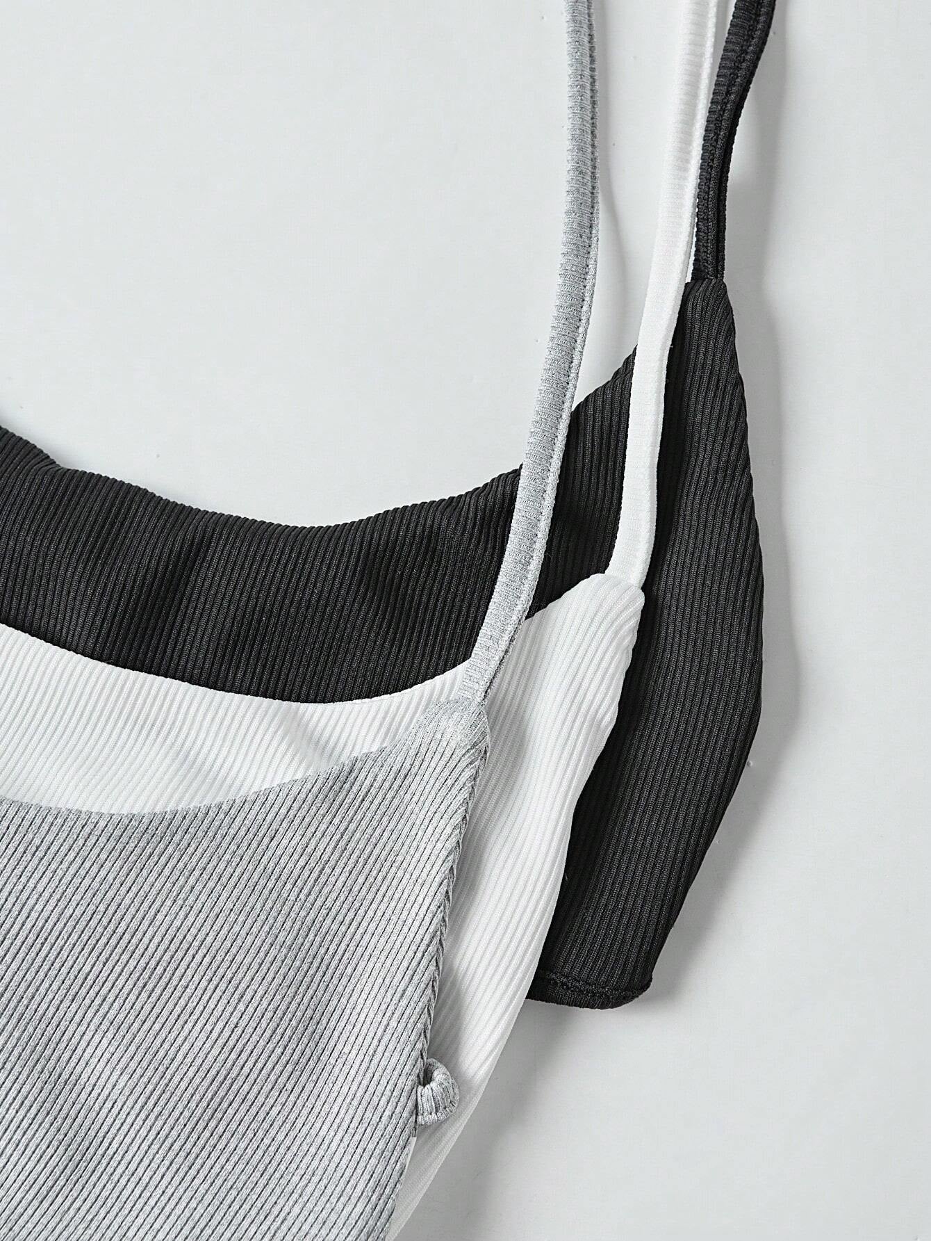 Egrlera Sexy Solid Color Backless Halter Tank Top for Summer