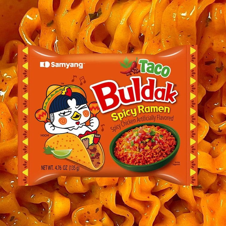 Buldak sabor a tacos