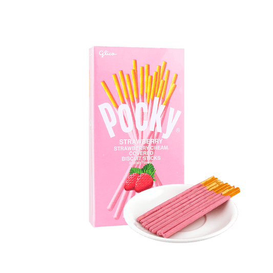 Glico Pocky Palitos de Galleta, Fresa, 1.41 Oz