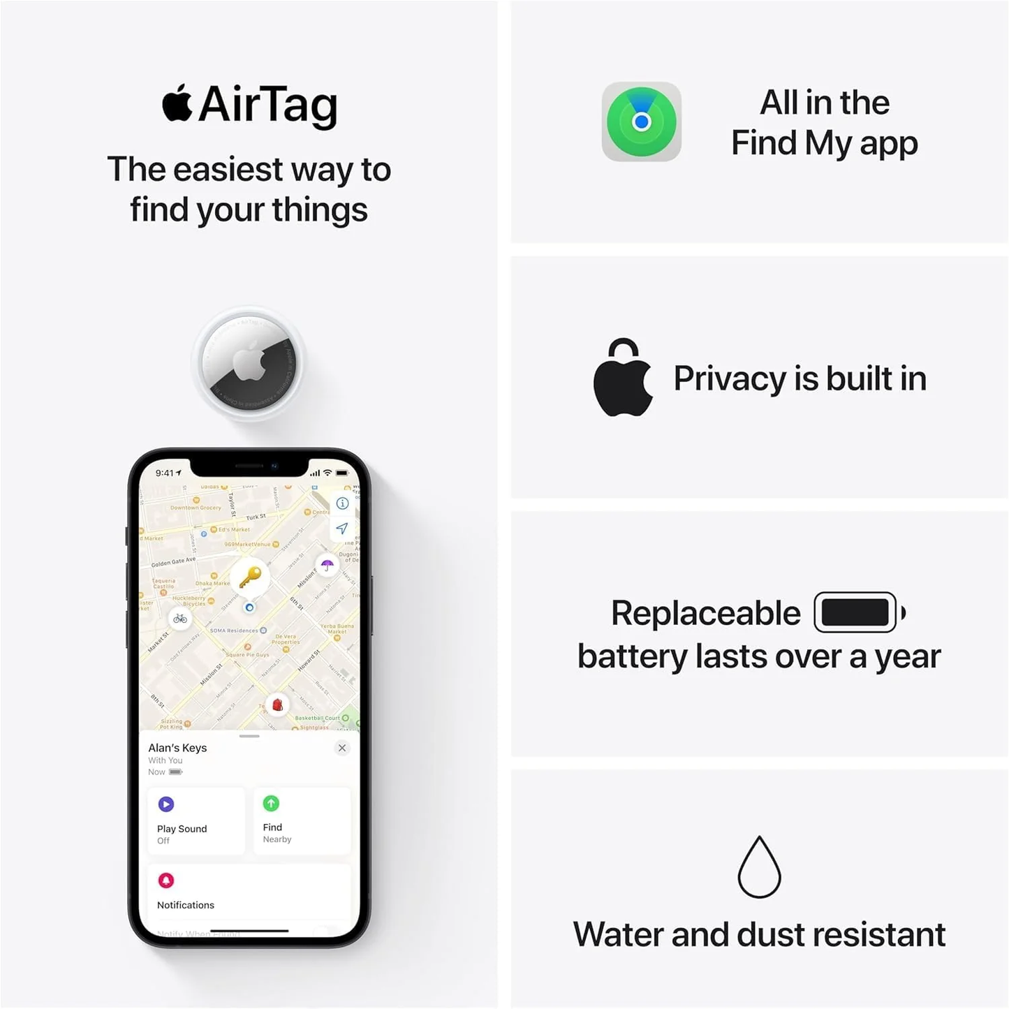 Apple paquete de 4 Airtags