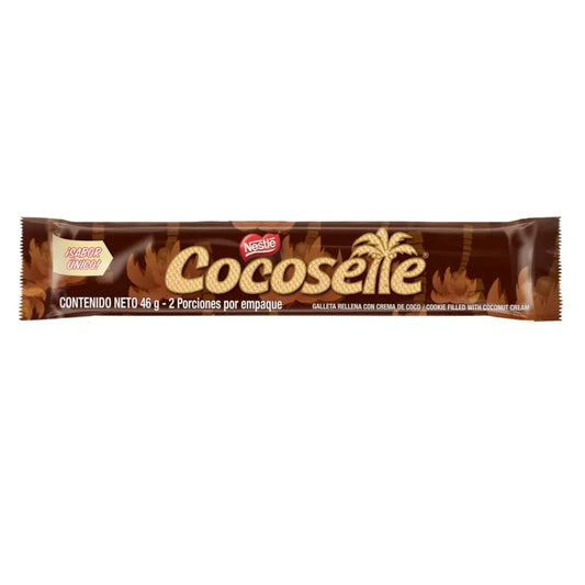 COCOSETTE Galleta Wafer Rellenas Con Crema De Coco X 46g