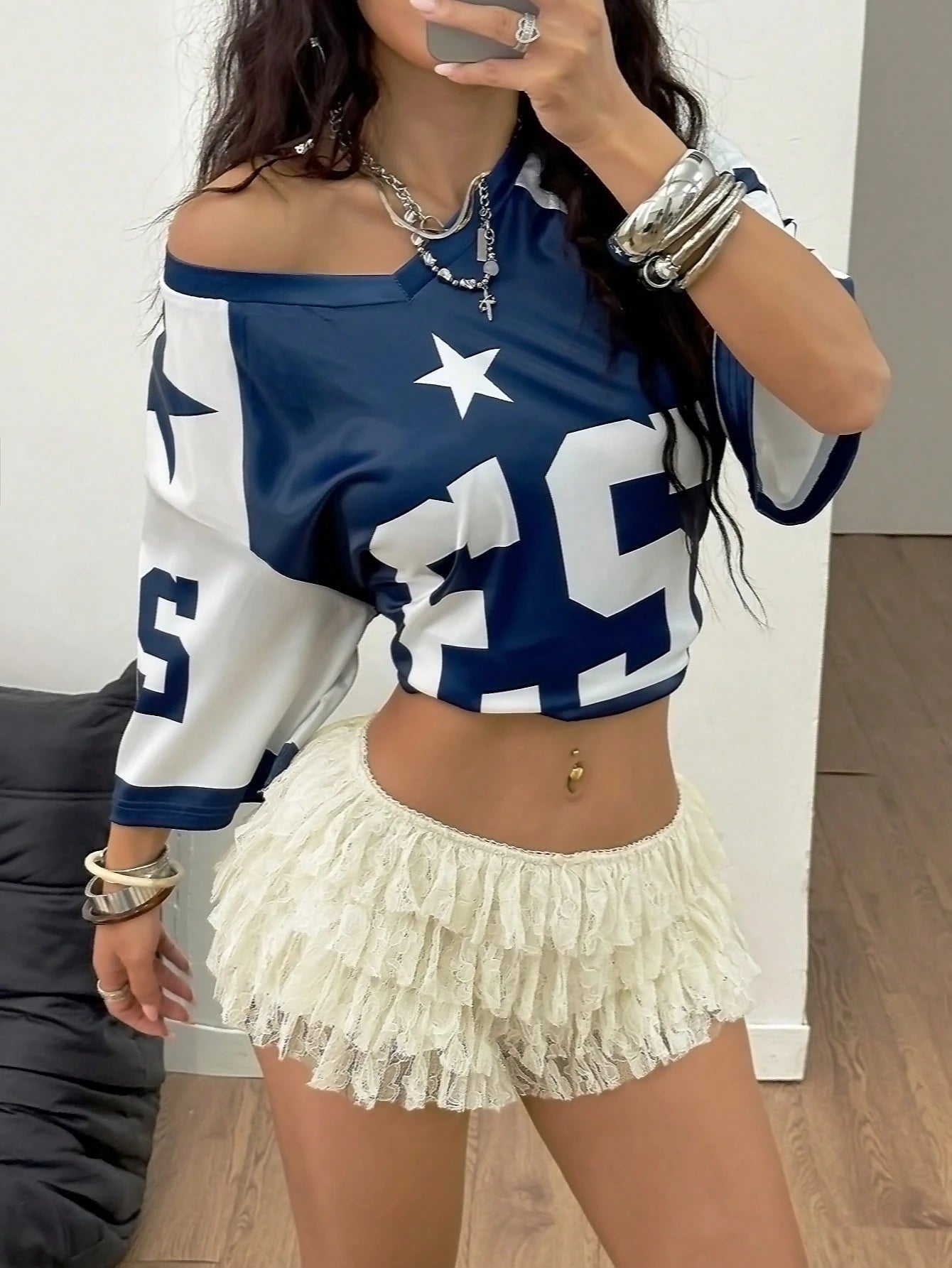 Coolane Women'S Summer Elegant Y2K Date Night Lace Shorts for Music Festival,Low Rise Shorts