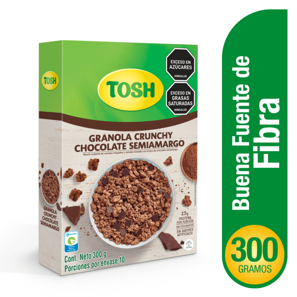 Granola Tosh Chocolate Caja 300 G