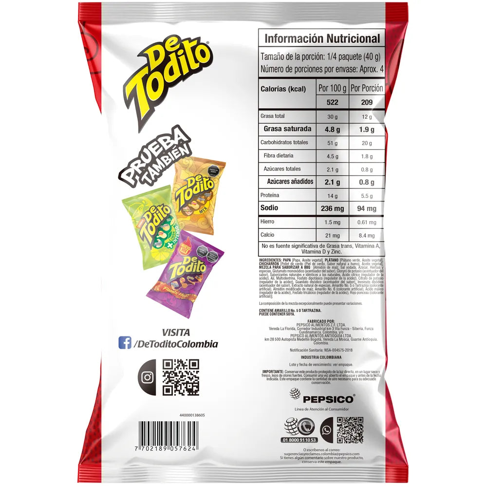 Detodito BBQ 165 G