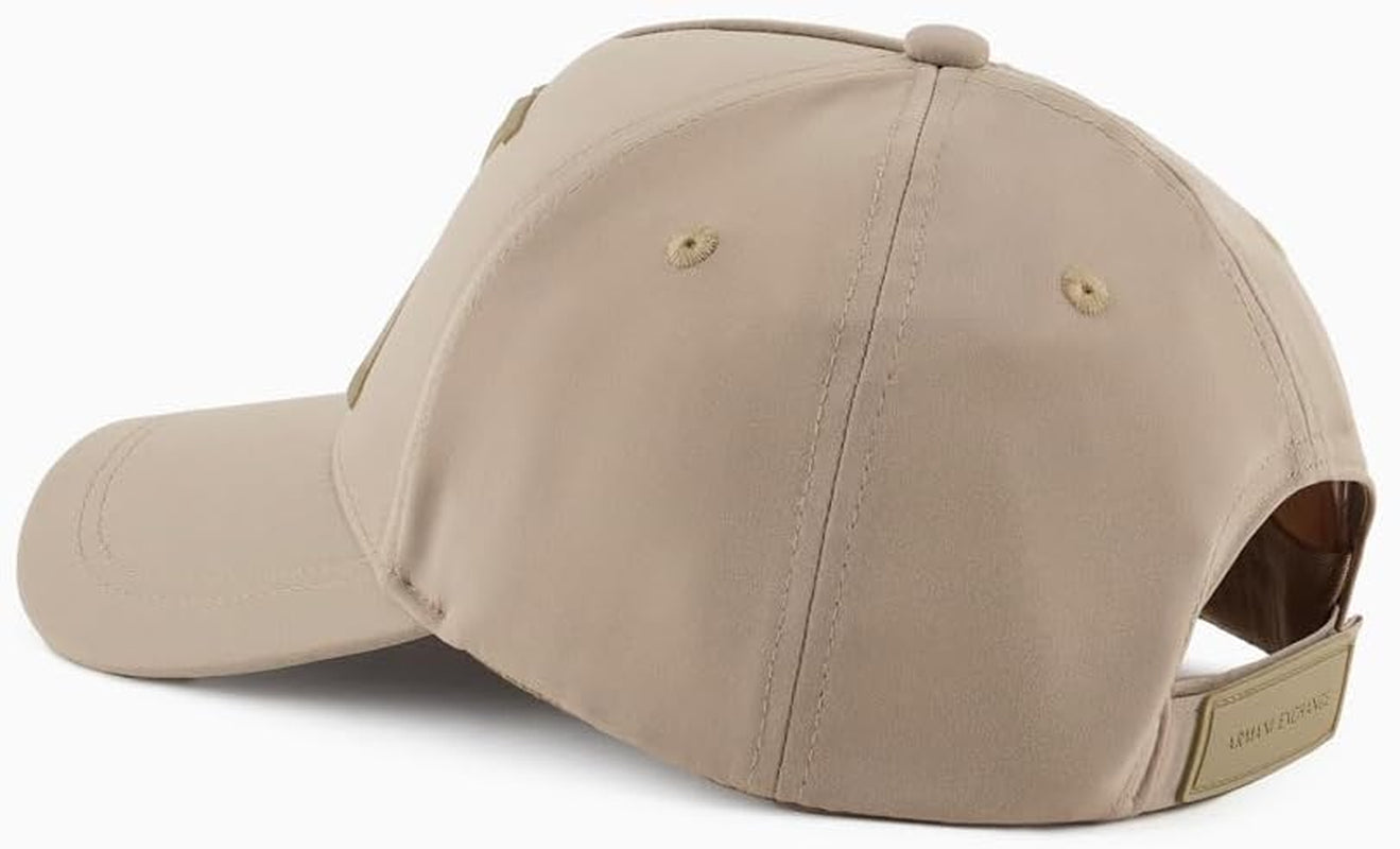 Armani Exchange Men'S 3D Rubber Tonal Logo Hat, Roasted Cashew, One Size