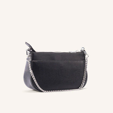 Mario Hernandez Manos Libres Pouch Bluma Lt Platino Mariposas