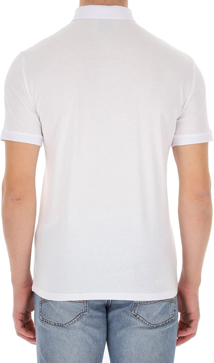 Armani Exchange Mens Short Sleeve Milano/New York Logo Jersey Polo Shirt