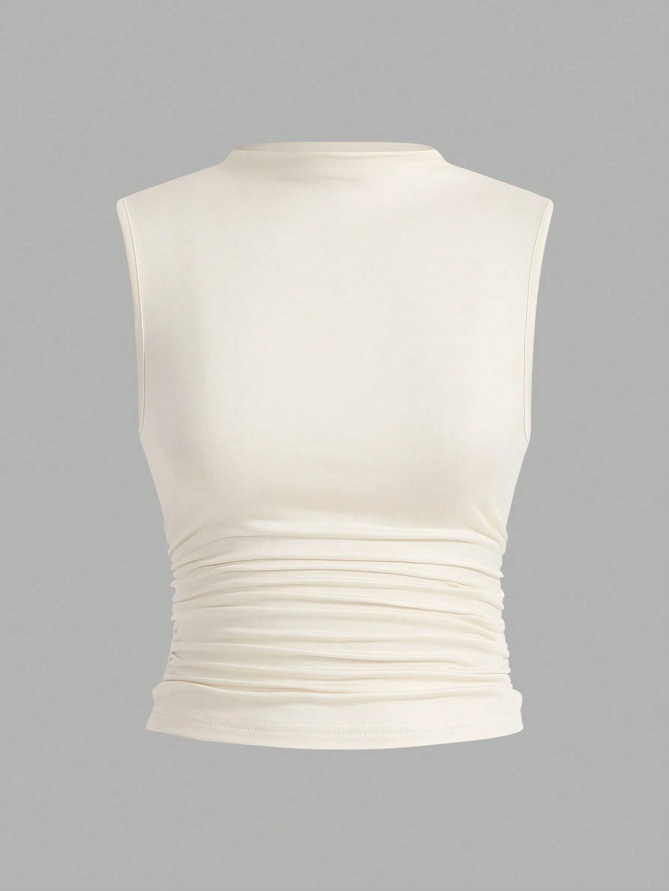 Siren Gaze 3Pcs Pleated Sleeveless Blouse Tops Summer Casual