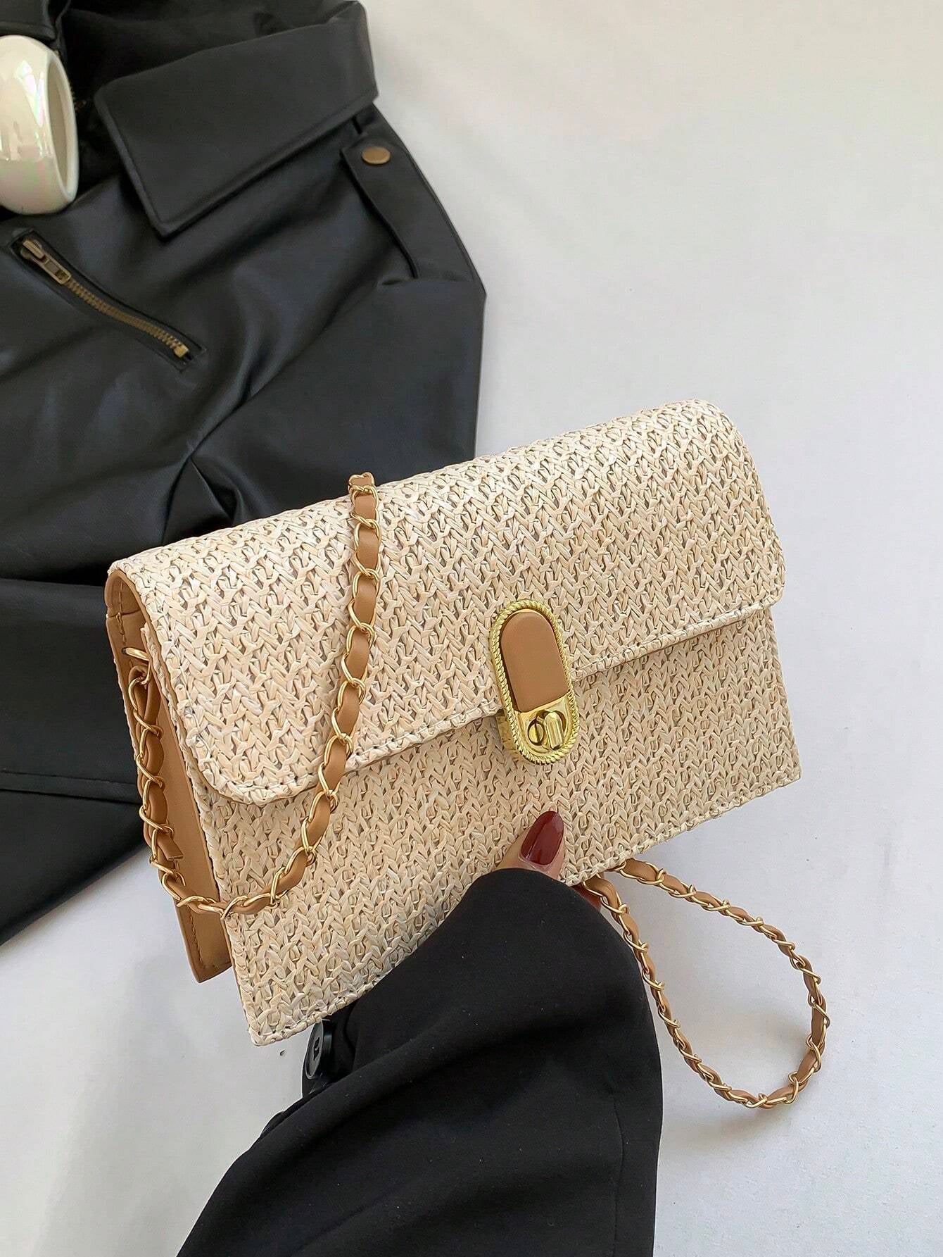 Casual All-In-One Solid Color PU Small Square Bag Flip Cover Women'S Shoulder Bag Fashion Design Bag