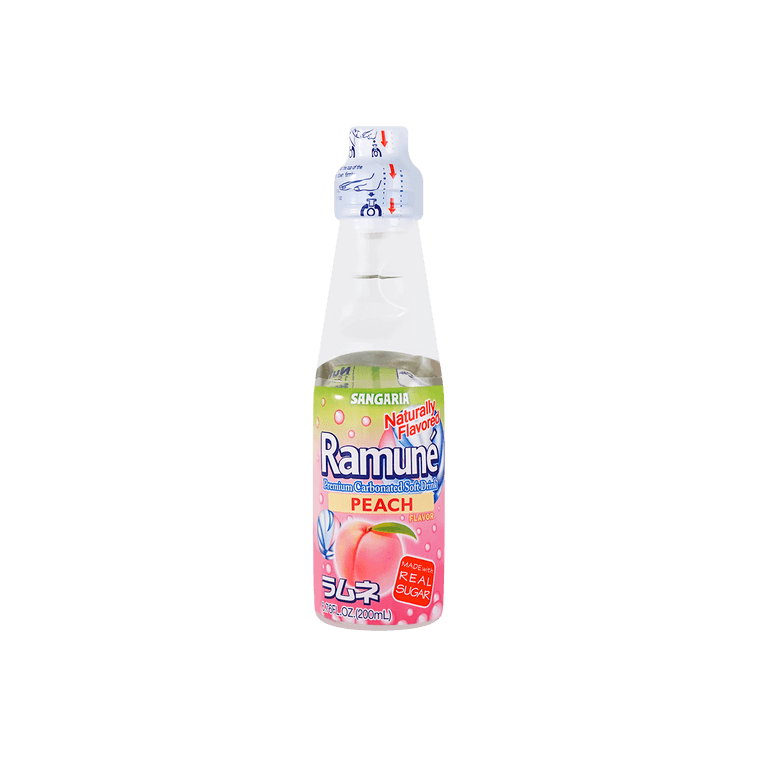 Ramune sabor melocotón, 200 ml