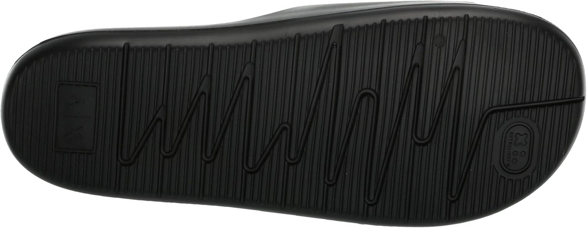 Armani Exchange Mens Icon Project Logo Slip-On Slide Sandal