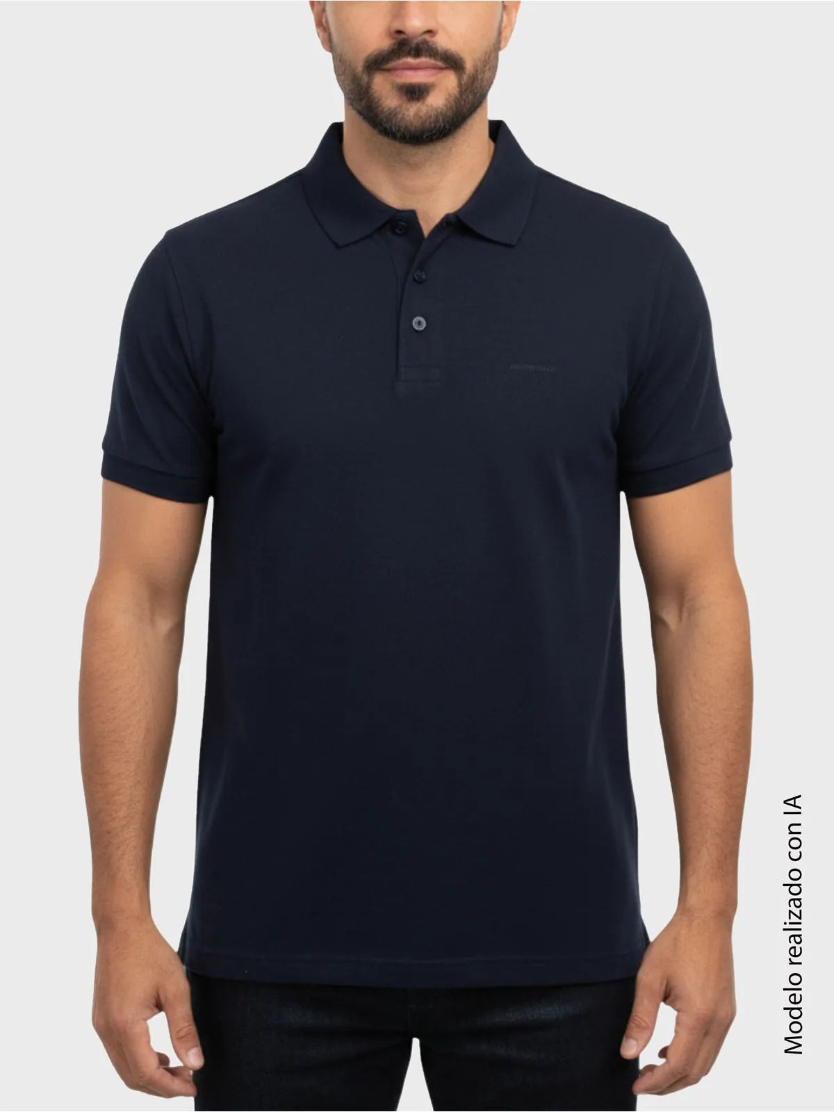 Arturo Calle Polo Unicolor Slim Fit para Hombre