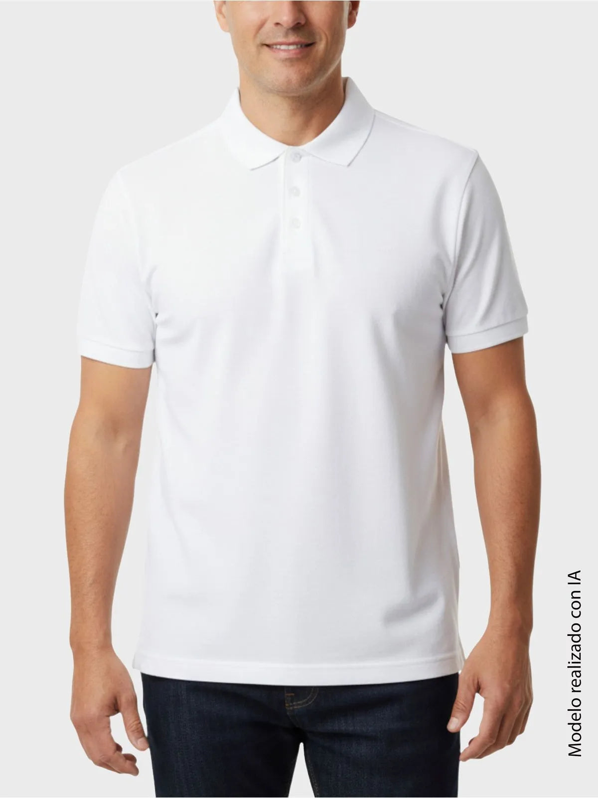 Arturo Calle Polo Unicolor Slim Fit para Hombre