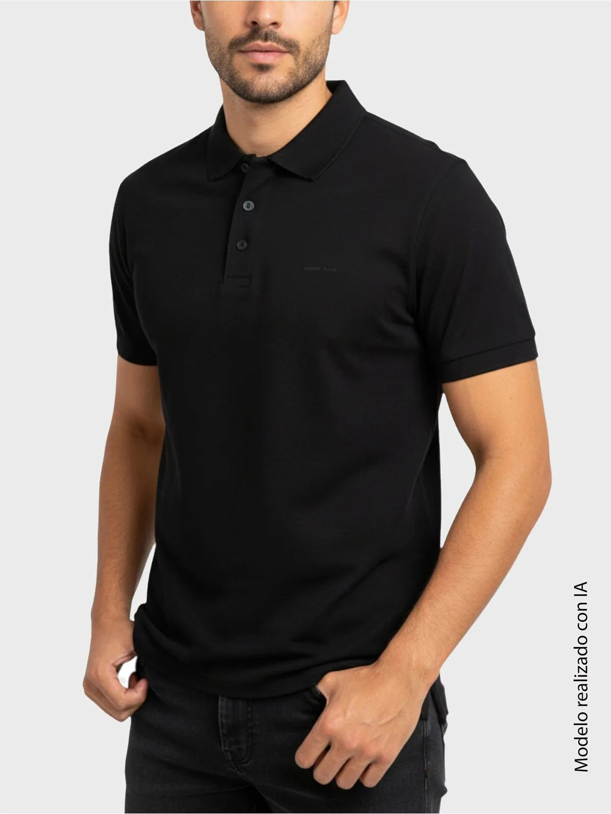 Arturo Calle Polo Unicolor Slim Fit para Hombre