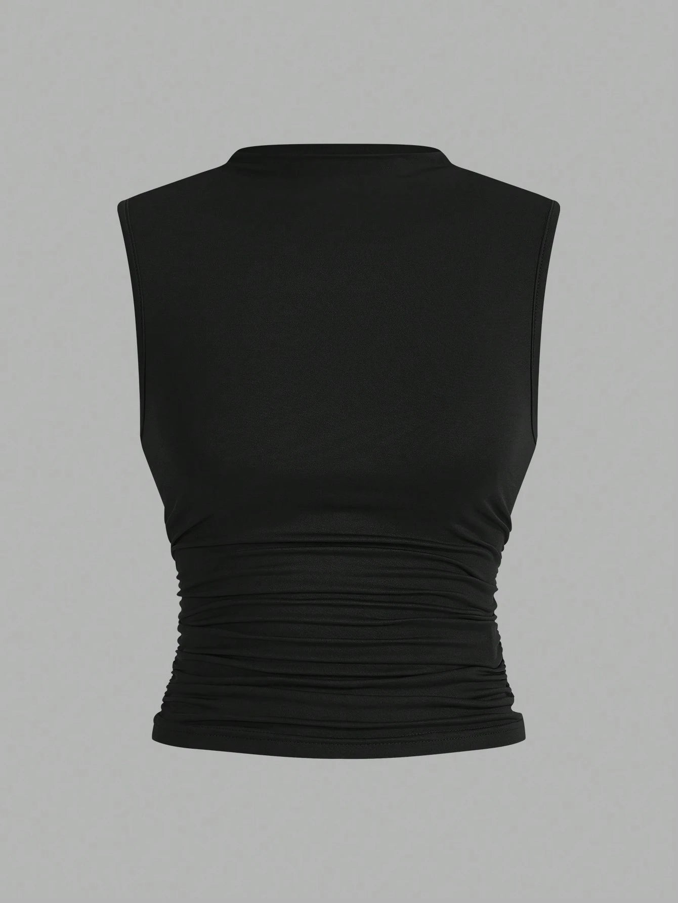 Siren Gaze 3Pcs Pleated Sleeveless Blouse Tops Summer Casual