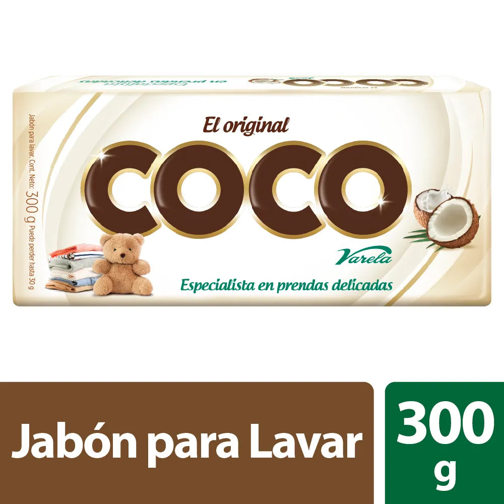 Jabón Coco Varela Original 300 G