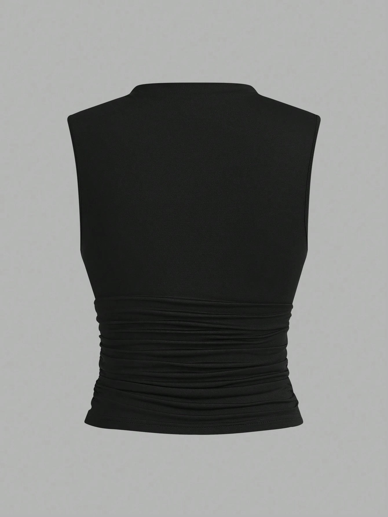 Siren Gaze 3Pcs Pleated Sleeveless Blouse Tops Summer Casual