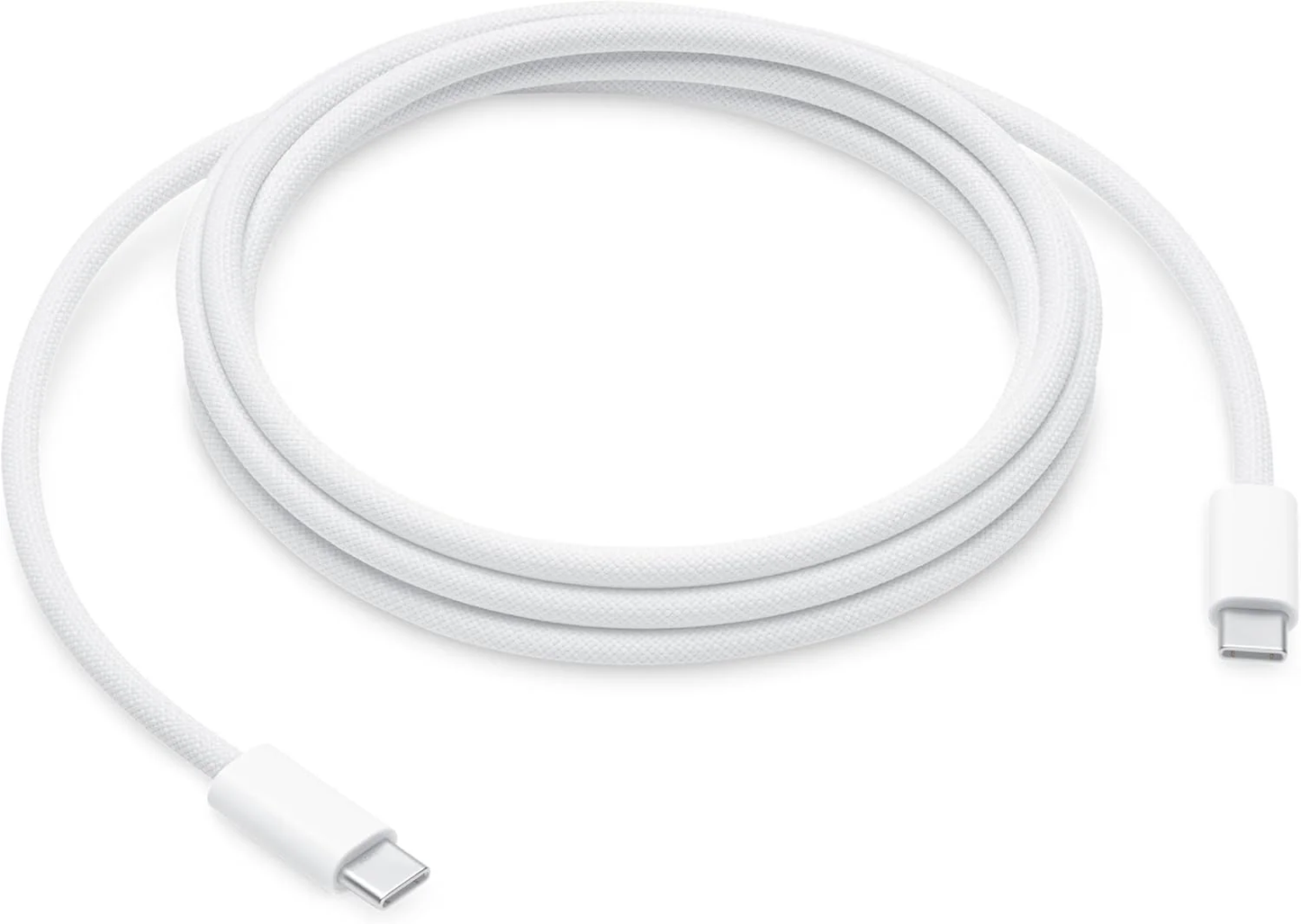 Apple Cable De Carga Tejido USB-C a USB-C De 240 W (6.6 Ft): Carga Rápida Y Cómoda