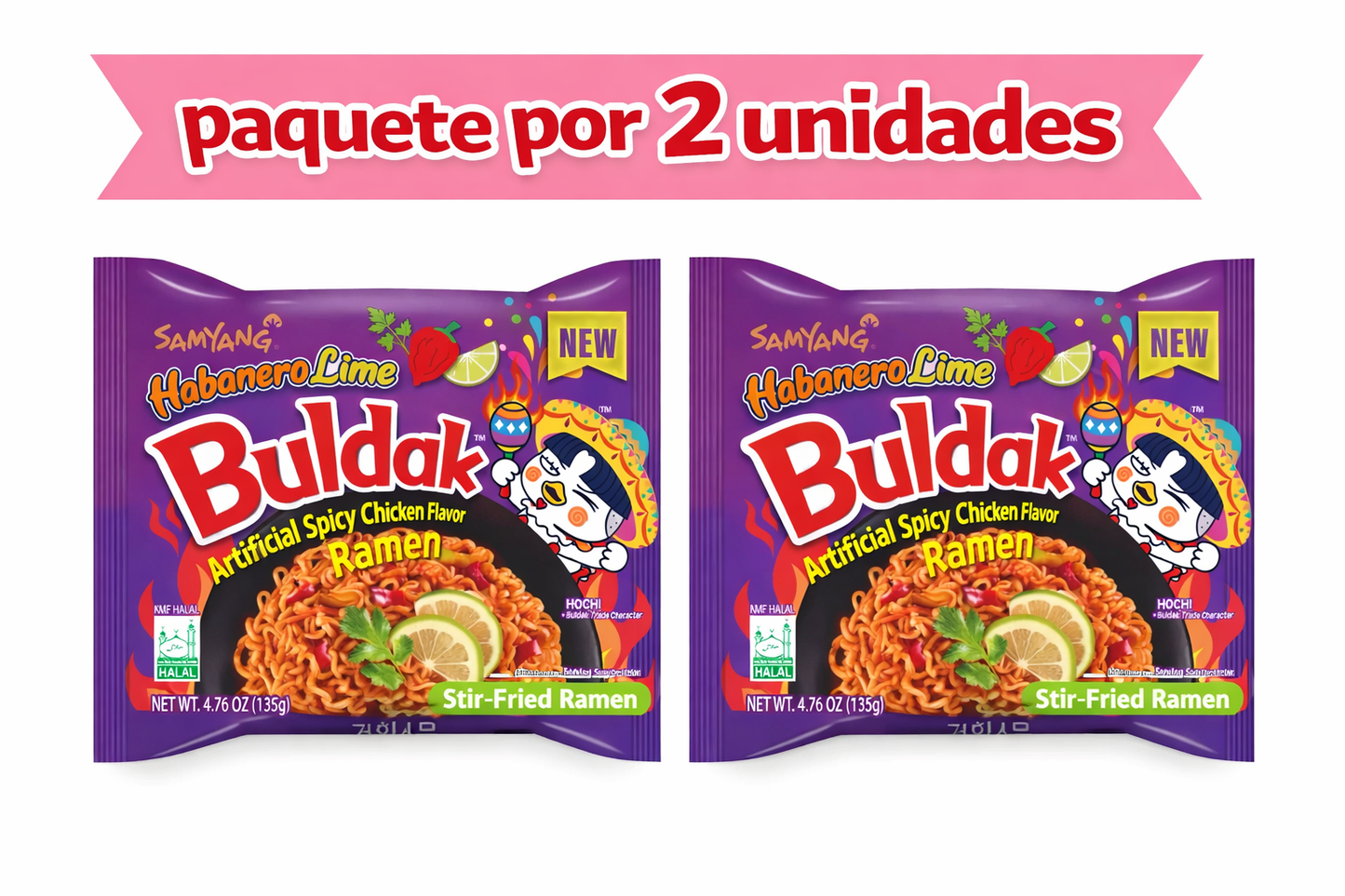 Buldak con sabor a lima habanero