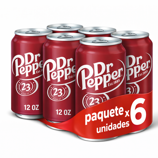 Dr Pepper Refresco, 12 fl oz, Paquete de 12 Latas