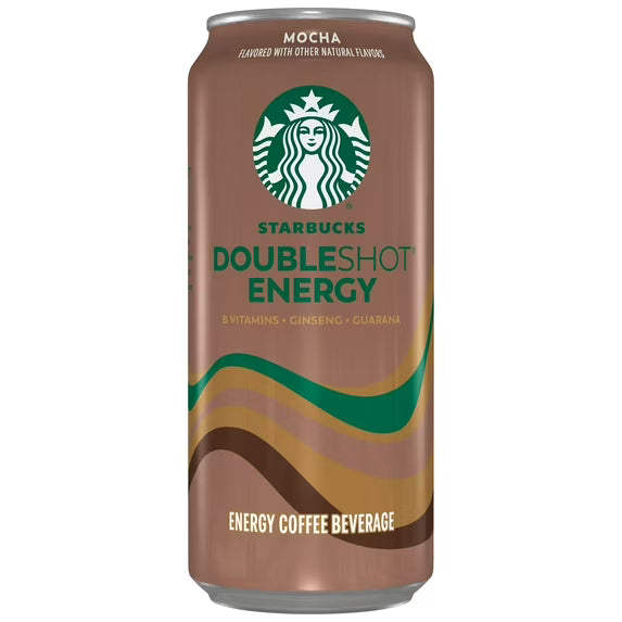 Starbucks Doubleshot Bebida Energética de Café y Vainilla, Lata de 15 oz