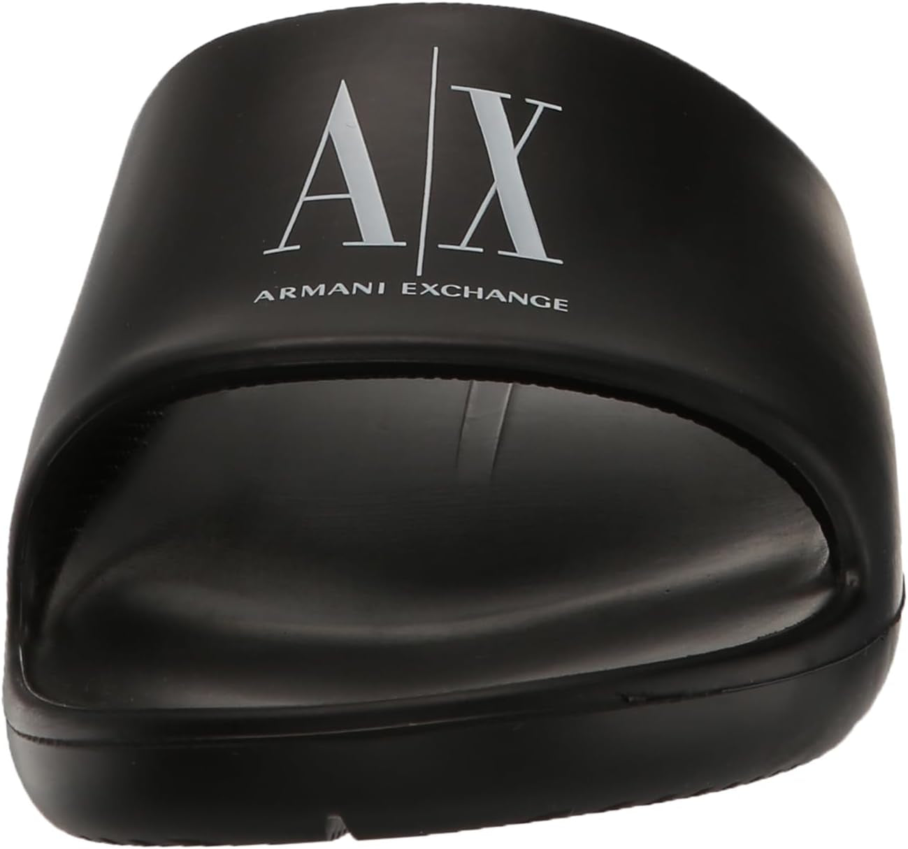 Armani Exchange Mens Icon Project Logo Slip-On Slide Sandal