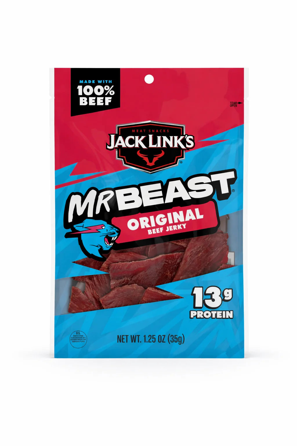 Mr Beast Original Beef Jerky 35g