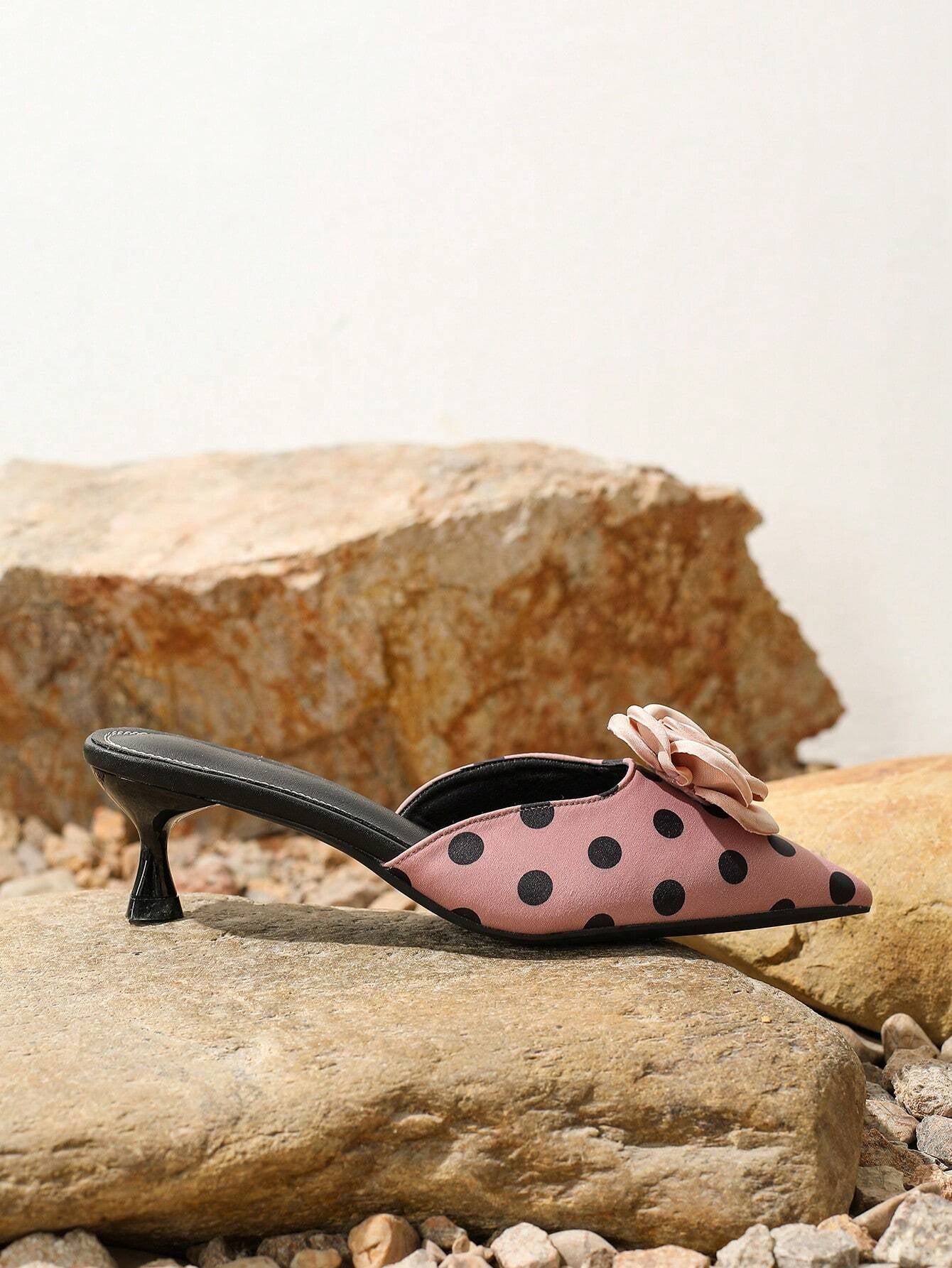New Women Sandals Female Mid Heel Stiletto Pointed Toe Pumps Fashionable Versatile Women Shoes