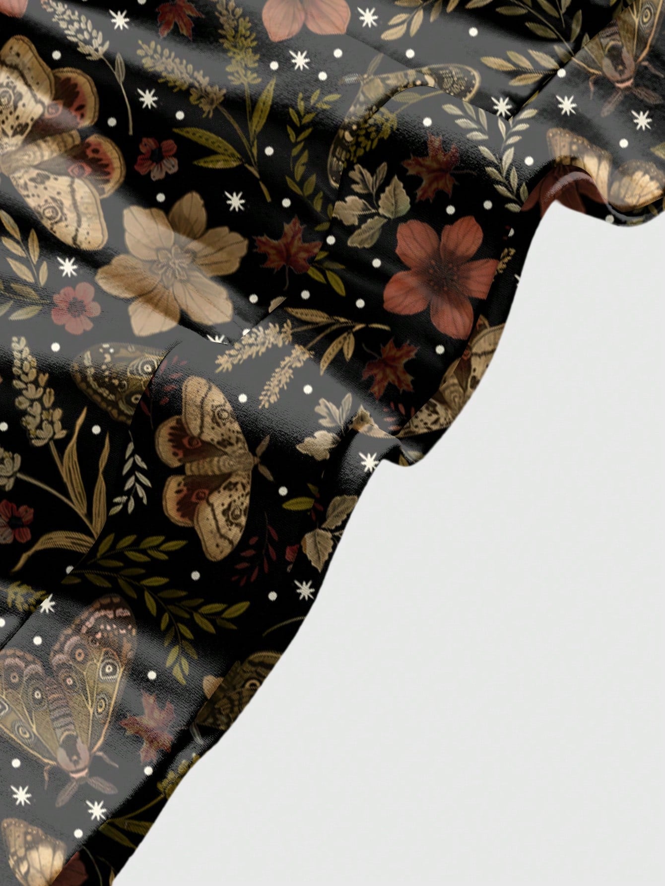 ROMWE Fairycore Maple Leaf Autumn Nature Leaf Sexy Skinny Leggings for Women