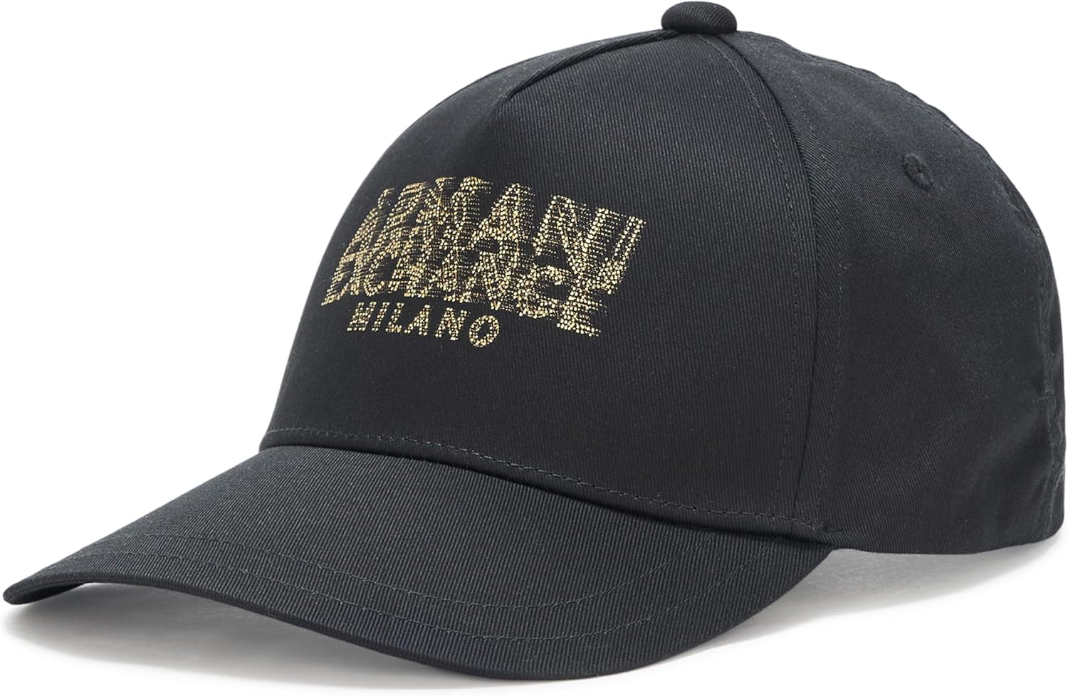 Men'S Milano Black & Gold Baseball Hat, Black, One Size