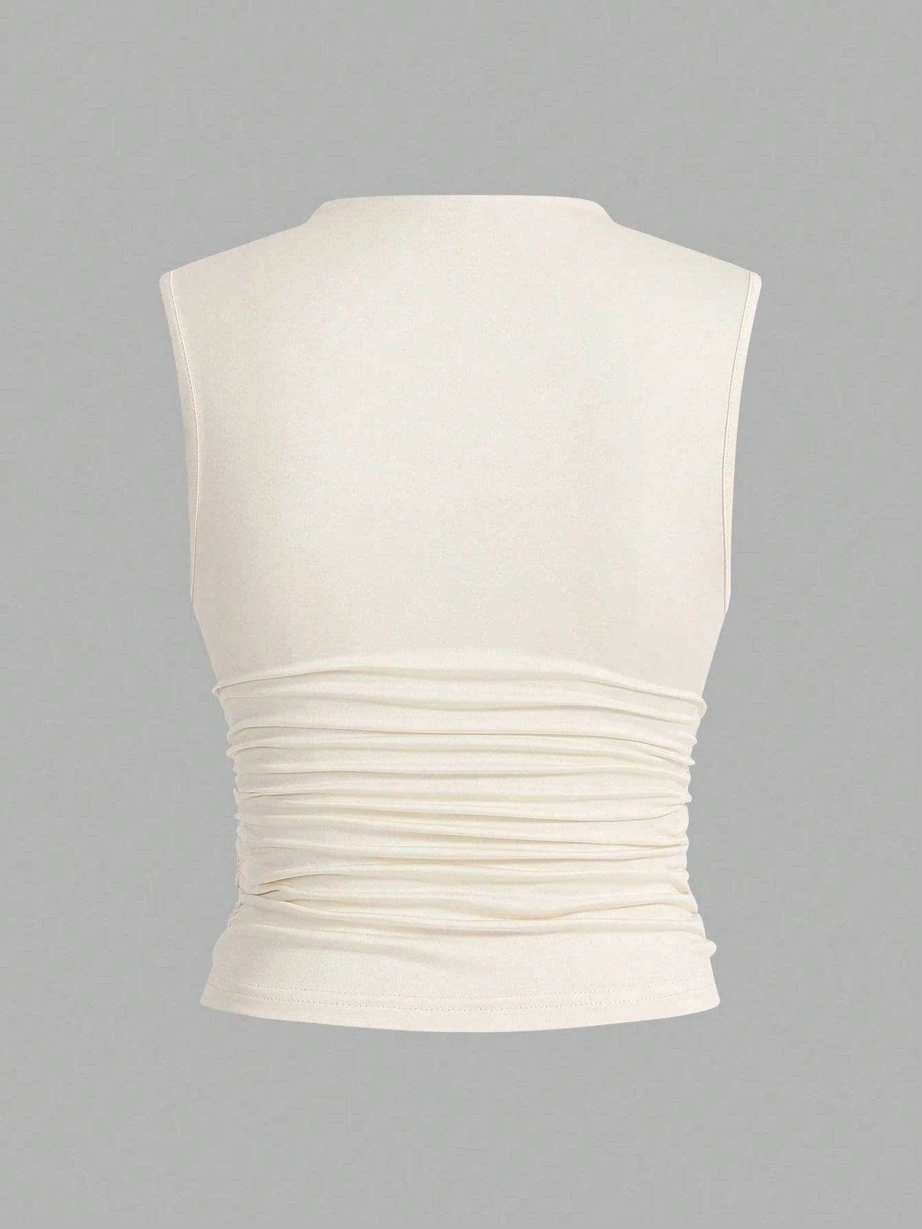 Siren Gaze 3Pcs Pleated Sleeveless Blouse Tops Summer Casual